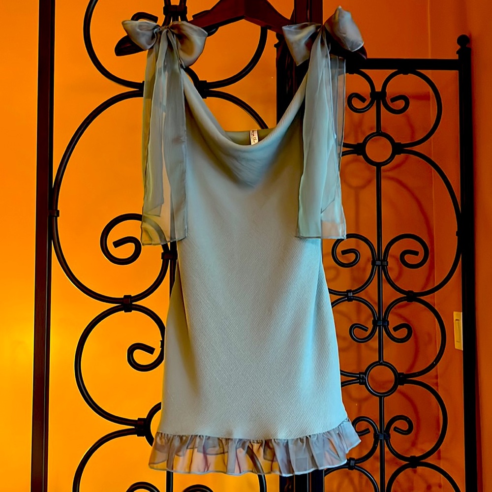 LUCY IN THE SKY Marie Chiffon Slip Dress
